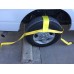 2" Tire Dolly Basket Strap Only W/ 4" Crossover Web & Flat Hook - WLL 3,300 Lbs 
